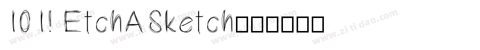 101! EtchASketch字体转换
